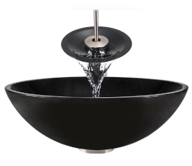 Black Granite Vessel Sink