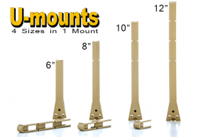 The hands-free "U-mount" undermount sink support
