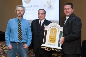 Andrew Swinley (left), with 2016 MIA President David Castellucci and 2016 BSI President Aaron Hicken. 