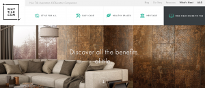 Whytile.com's home page