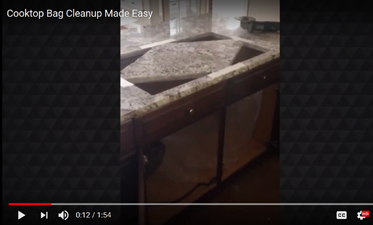 Video: Handy Trick to Make Cooktop Cut-Out Cleanup Easy