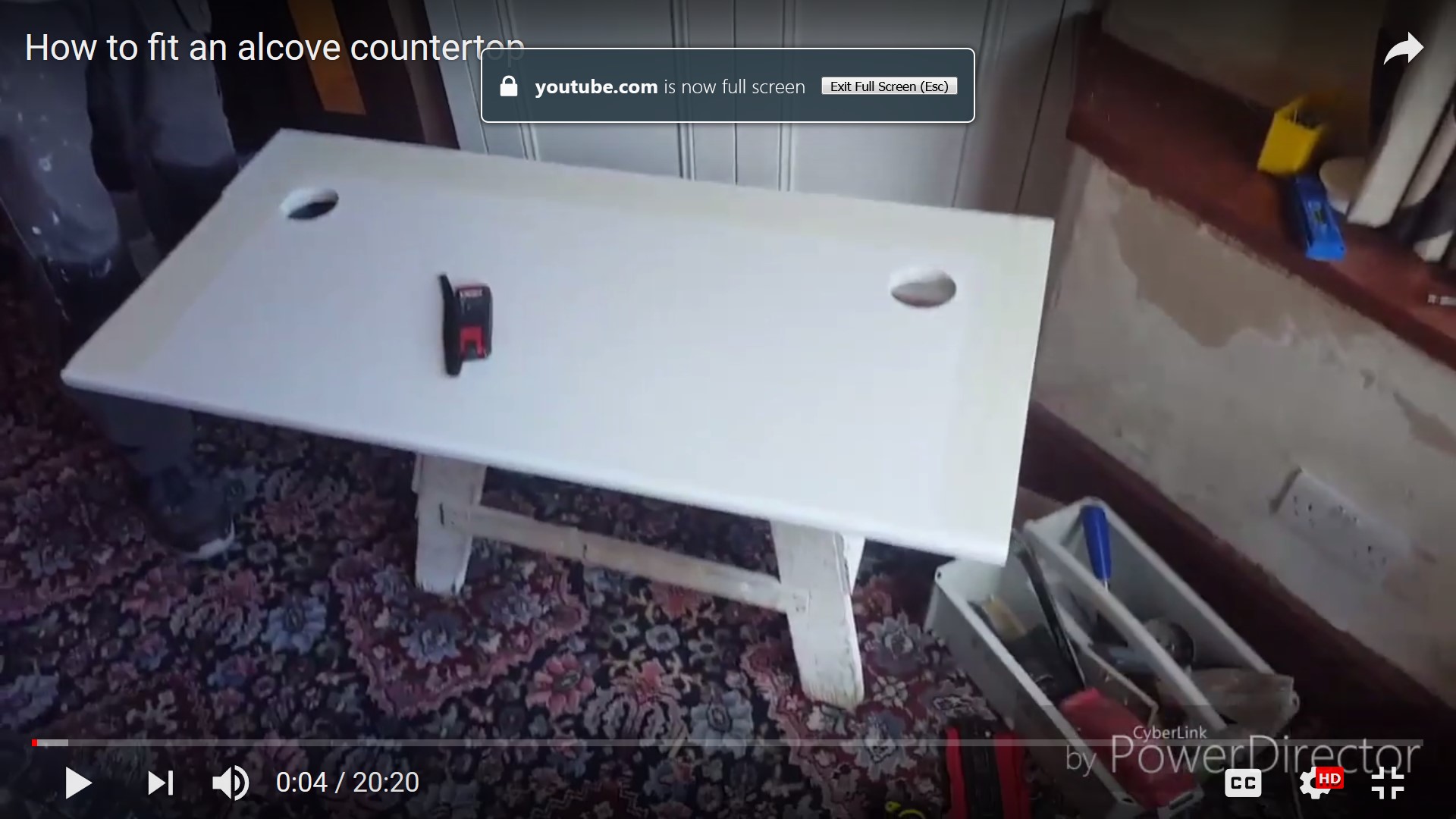 Video: Fitting a Tight Alcove Countertop