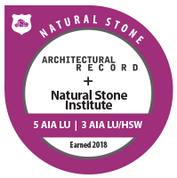 Natural Stone Institute Partners with Architectural Record to Present Natural Stone Academy